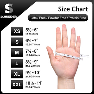 Schneider Disposable Nitrile Exam Gloves 10x100 Case Pack - NBFK71 Black - 4Mil - SchneiderDirect.com