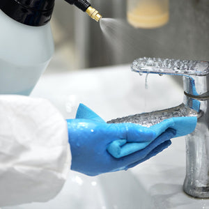 Nitrile Gloves Latex-Free 10x100 Case Pack 4Mil Disposable Gloves Blue, Schneider (NBFT70)