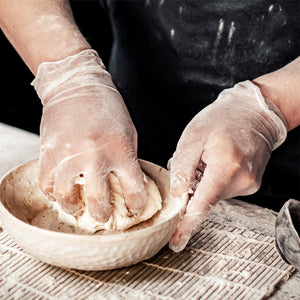 Schneider Disposable Vinyl Exam Gloves 10x100 Case Pack - VMFC20 Clear - 4Mil - SchneiderDirect.com