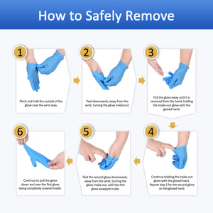 Schneider Disposable Vinyl Synthetic Exam Gloves 10x100 Case Pack - VSFB30 Blue - 4Mil - SchneiderDirect.com