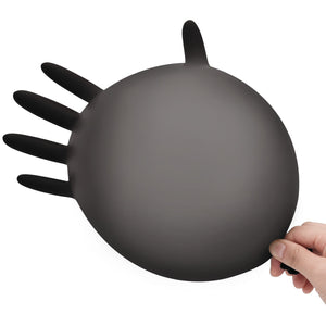 SwiftGrip Disposable Light-Duty Nitrile Gloves 10x100 Case Pack - Black (EN35K) 3Mil