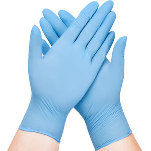 SwiftGrip Disposable Light-Duty Nitrile Gloves 10x100 Case Pack - Blue (EN35B) 3Mil
