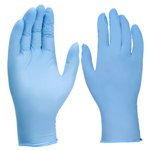 SwiftGrip Disposable Light-Duty Nitrile Gloves 10x100 Case Pack - Blue (EN35B) 3Mil