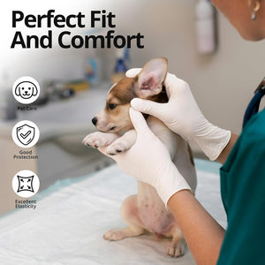 SwiftGrip Disposable Light-Duty Nitrile Exam Gloves 20x50 Case Pack - EN35W White - 3Mil - SchneiderDirect.com