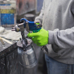 TitanFlex HD45G Heavy Duty Green Industrial Nitrile Gloves - For manufacturign