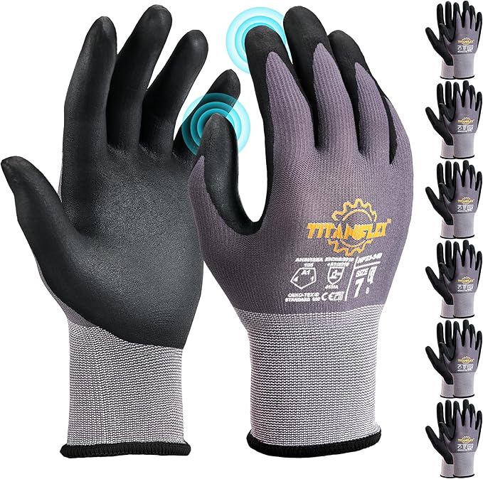 Microfoam Nitrile Coated Work Gloves - 24 x 6 Case Pack - TitanFlex (NP23 Series)