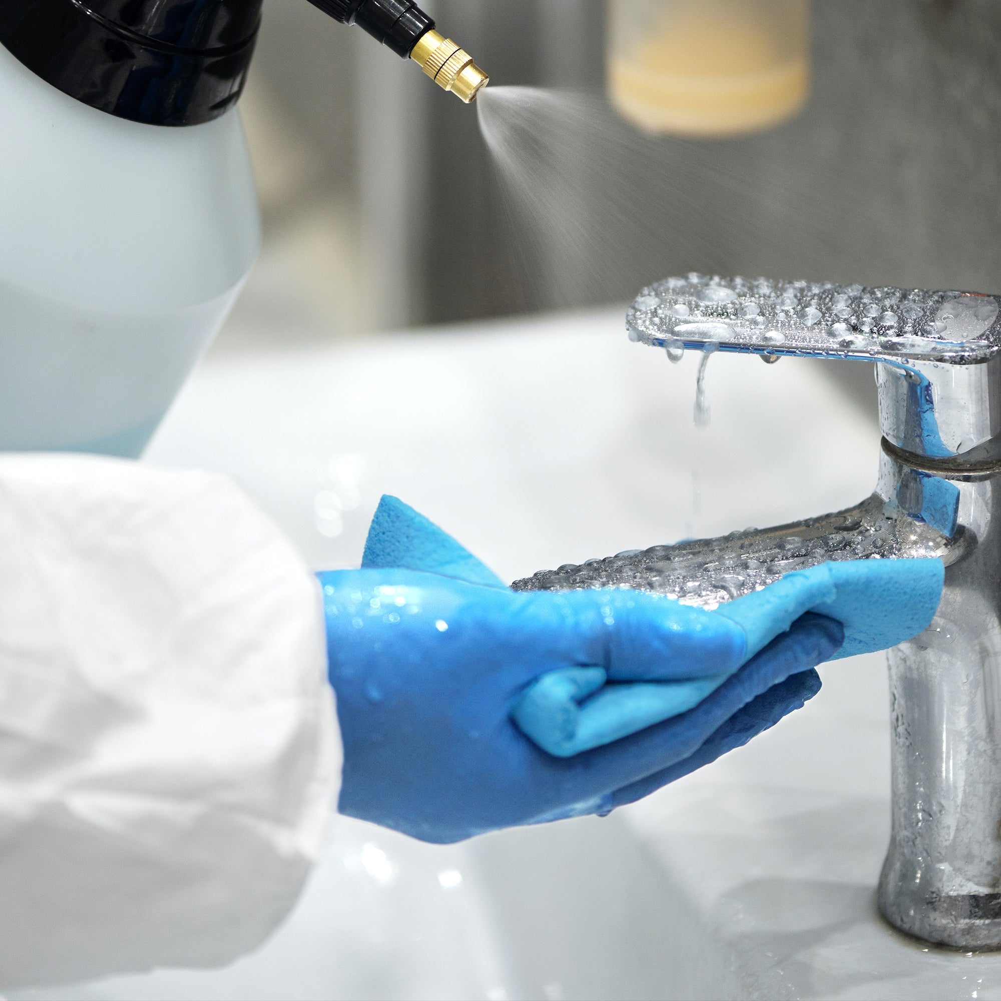 Nitrile Gloves Latex-Free 10x100 Case Pack 4Mil Disposable Gloves Blue, Schneider (NBFT70)