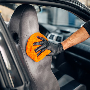 Vinyl Gloves Latex-Free 10x100 Case Pack 4Mil Disposable Gloves Black, Schneider (VSFK31)