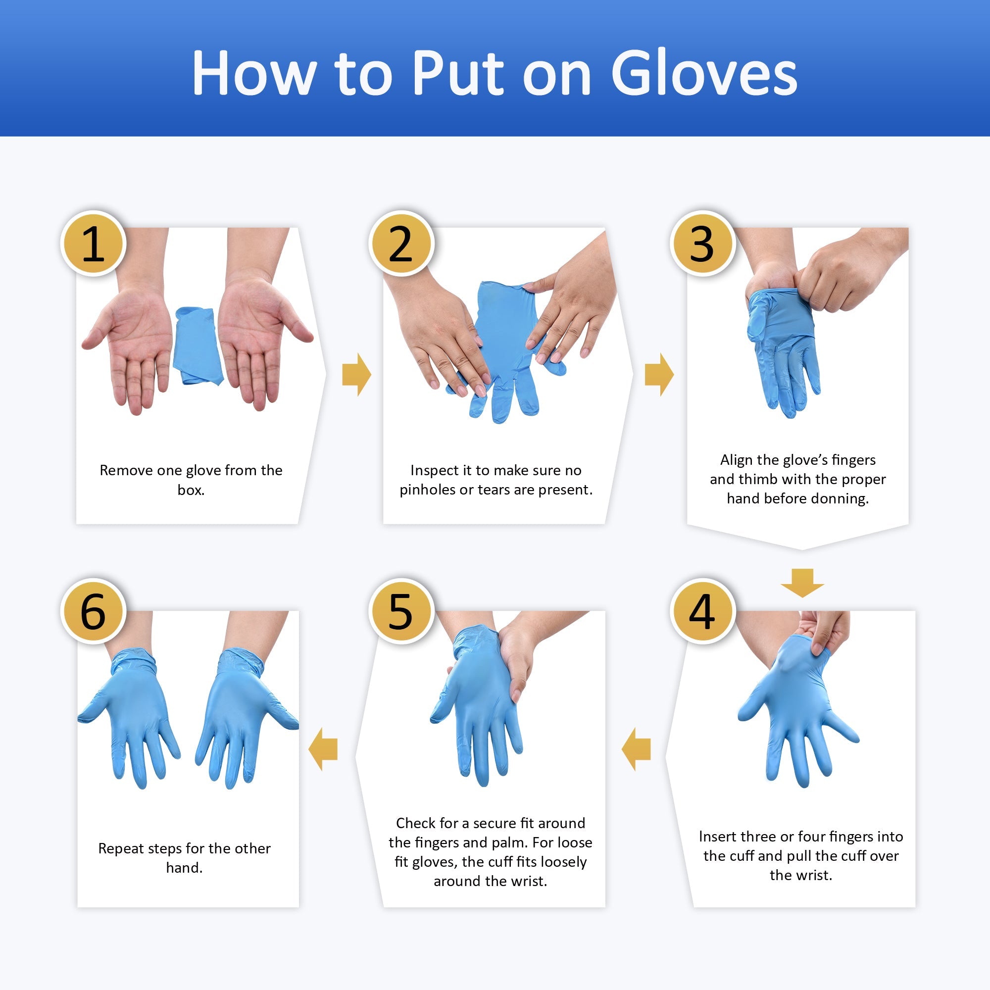 Schneider Disposable Vinyl Synthetic Exam Gloves 10x100 Case Pack - VSFB30 Blue - 4Mil - SchneiderDirect.com