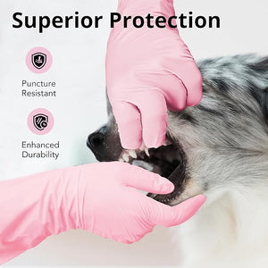 Nitrile Gloves Latex-Free 10x100 Case Pack 3Mil Disposable Gloves Cherry Blossom, SwiftGrip (TN72P)