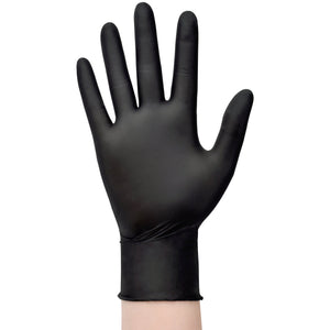 SwiftGrip Disposable Light-Duty Nitrile Gloves 20x50 Case Pack - Black (EN35K) 3Mil