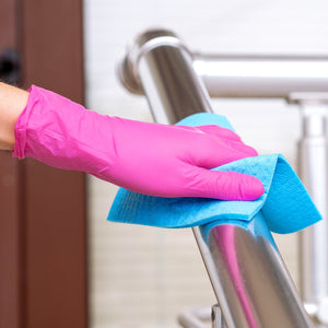 Nitrile Gloves Latex-Free 20x50 Case Pack 4Mil Disposable Gloves Fuchsia, SwiftGrip (EN35F)