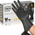 Swiftlite Disposable Vinyl Gloves - Black (FV40KD) 4Mil