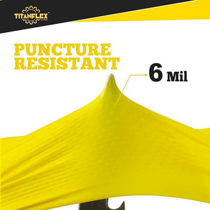 Nitrile Gloves Powder-Free 20x50 Case Pack 6Mil Disposable Gloves Yellow, TitanFlex (HD25Y)