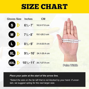 Nitrile Gloves Powder-Free 20x50 Case Pack 6Mil Disposable Gloves Yellow, TitanFlex (HD25Y)