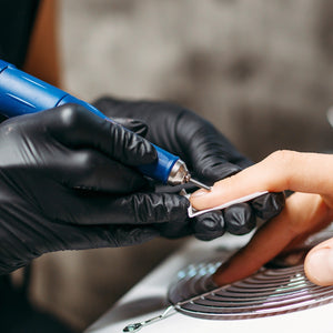 TitanFlex Disposable Heavy-Duty Exam Gloves 10x100 Case Pack - Black HD20K - 6Mil - SchneiderDirect.com