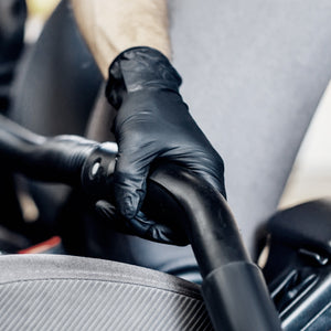 TitanFlex Disposable Heavy-Duty Exam Gloves 10x100 Case Pack - Black HD20K - 6Mil - SchneiderDirect.com