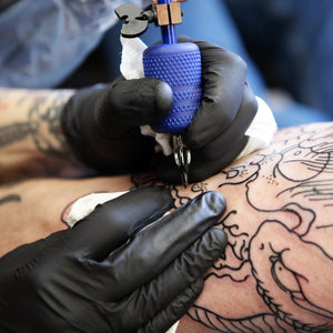 TitanFlex Disposable Heavy-Duty Exam Gloves 10x100 Case Pack - Black HD20K - 6Mil - SchneiderDirect.com