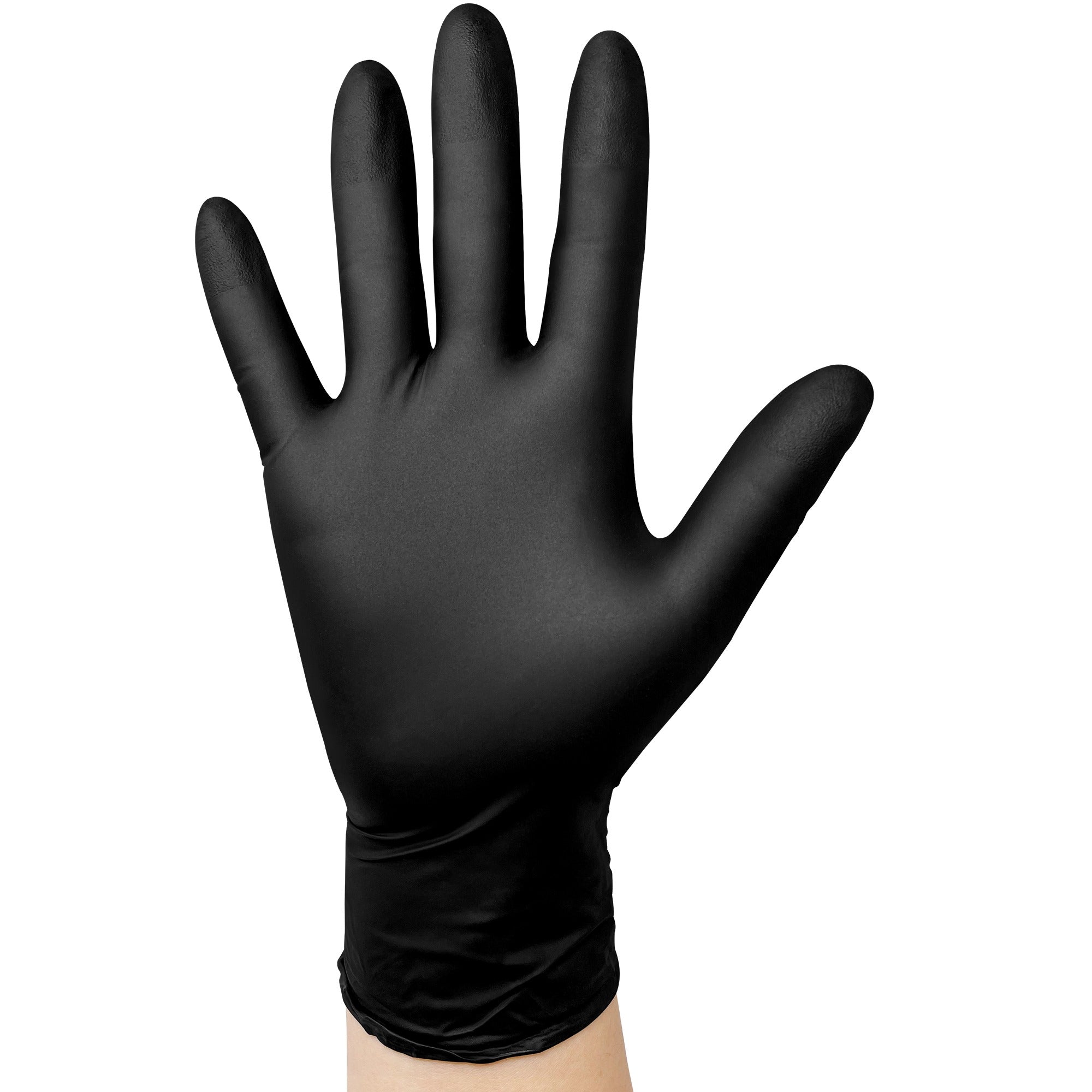 TitanFlex Disposable Heavy-Duty Exam Gloves 10x100 Case Pack - Black HD20K - 6Mil - SchneiderDirect.com