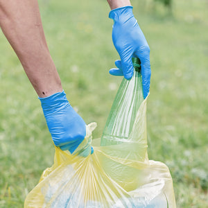 TitanFlex Disposable Heavy-Duty Nitrile Exam Gloves 10x100 Case Pack - Blue HD20B - 6Mil - SchneiderDirect.com