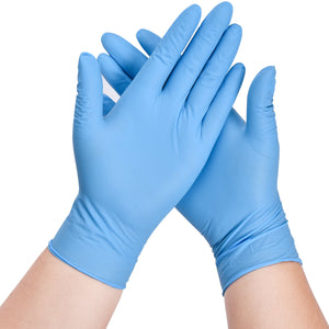TitanFlex Disposable Heavy-Duty Nitrile Exam Gloves 10x100 Case Pack - Blue HD20B - 6Mil - SchneiderDirect.com