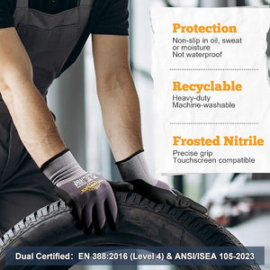 Microfoam Nitrile Coated Work Gloves - 24 x 6 Case Pack - TitanFlex (NP23 Series)